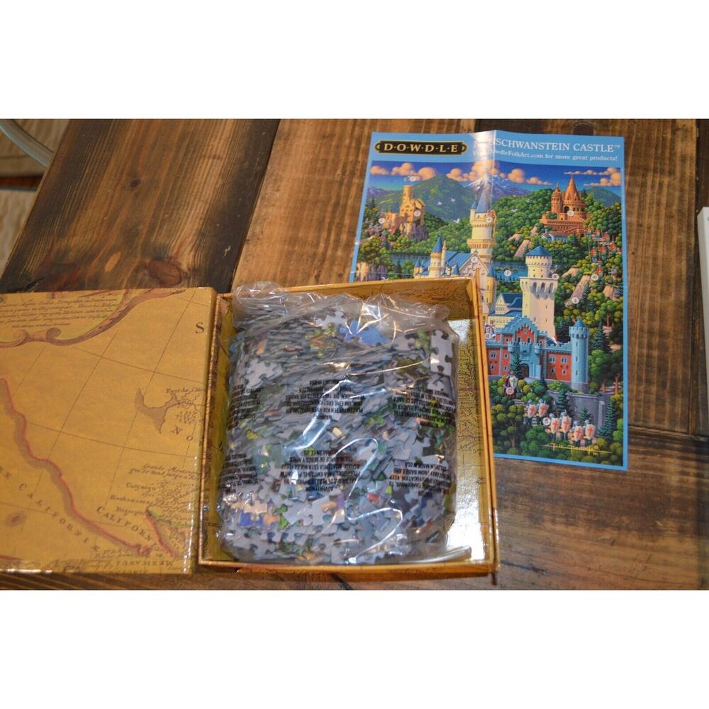 Neuschwanstein Castle 1000 Piece Jigsaw Puzzle Dowdle Folk Art‎ Bavaria SEALED